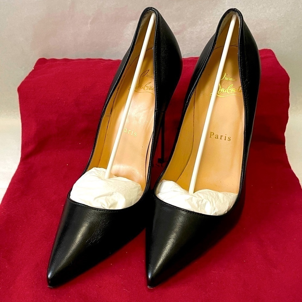 Christian Louboutin so kate stilletos 120mm, Nappa black Leather  EU38